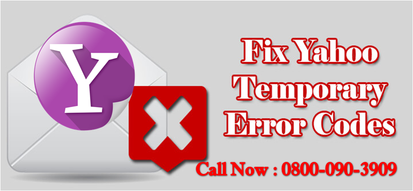 Fix Out Some Major Temporary Error Codes of Yahoo Account